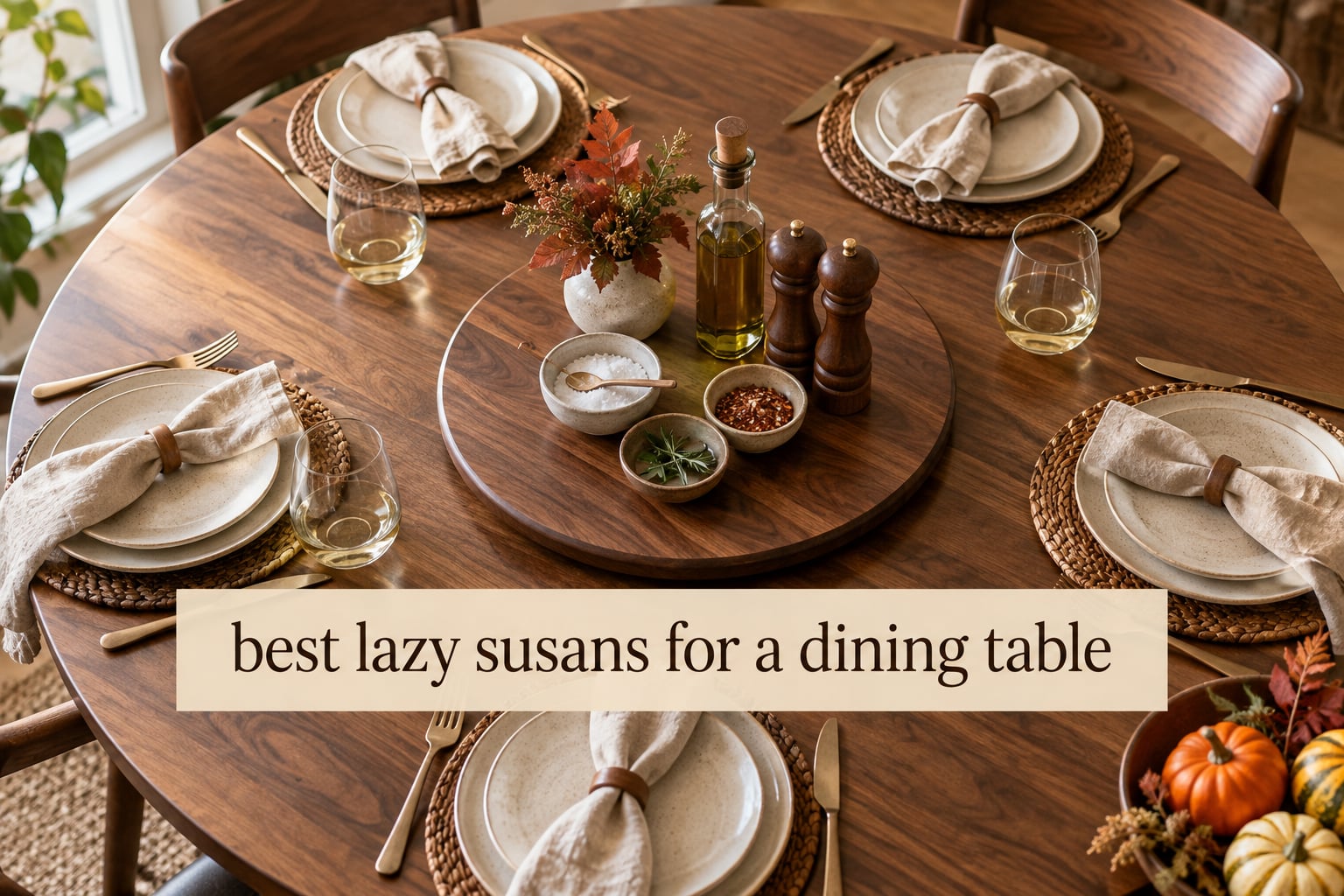 best lazy susans for a dining table
