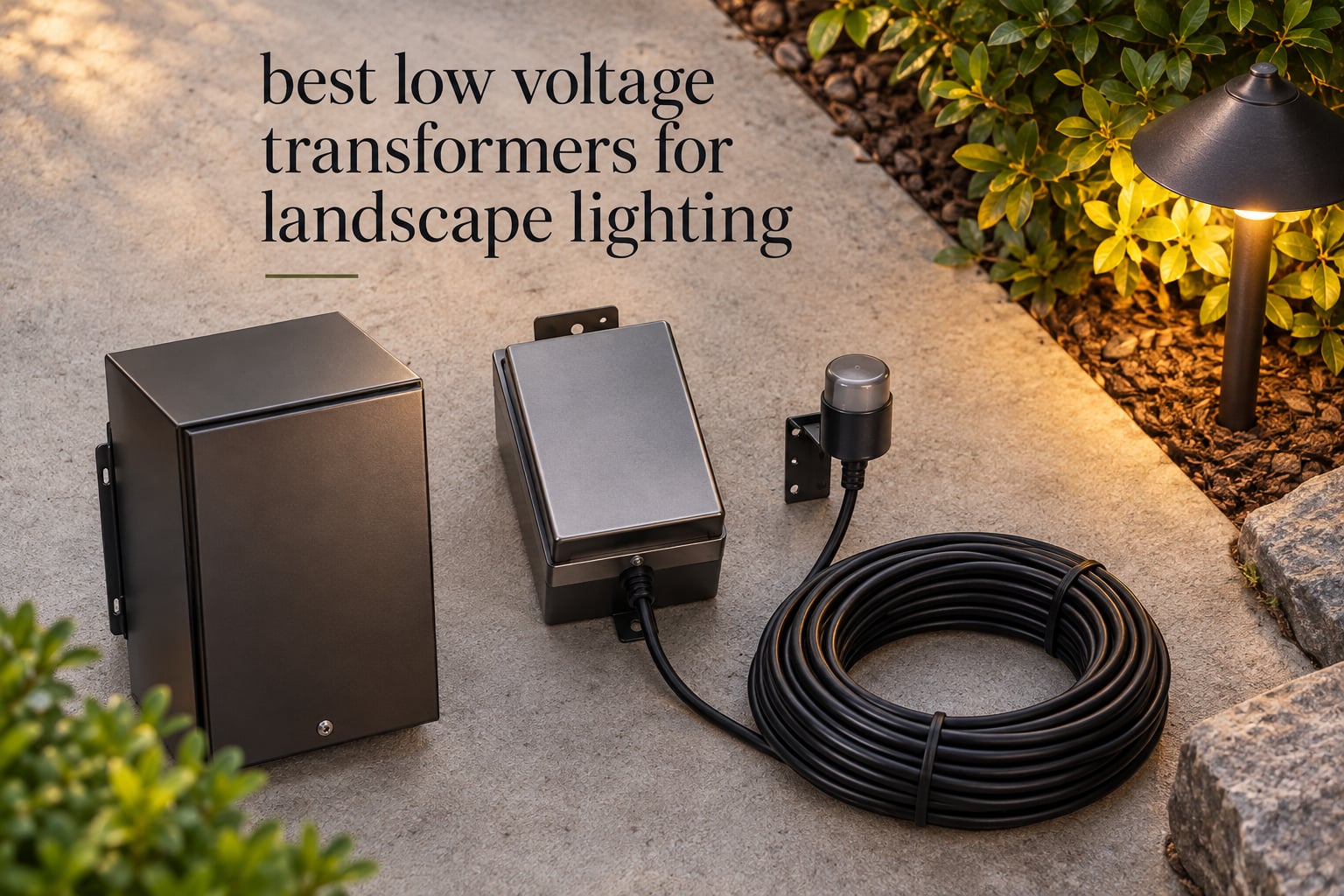 best low voltage transformers for landscape lighting
