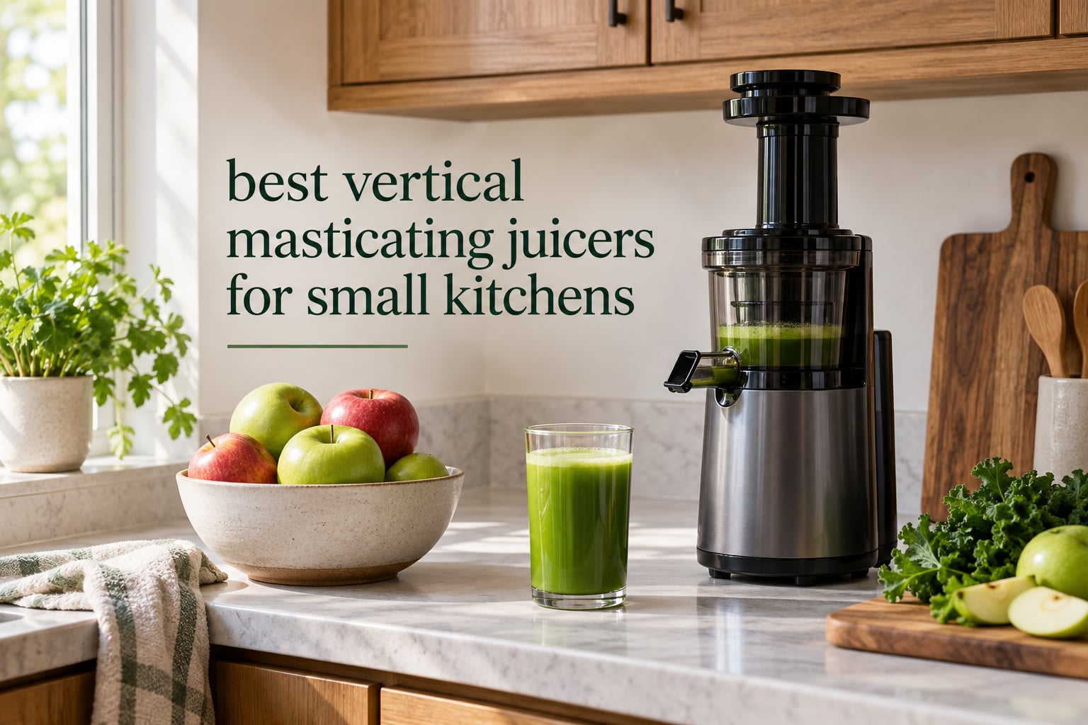 best vertical masticating juicers for small kitchens