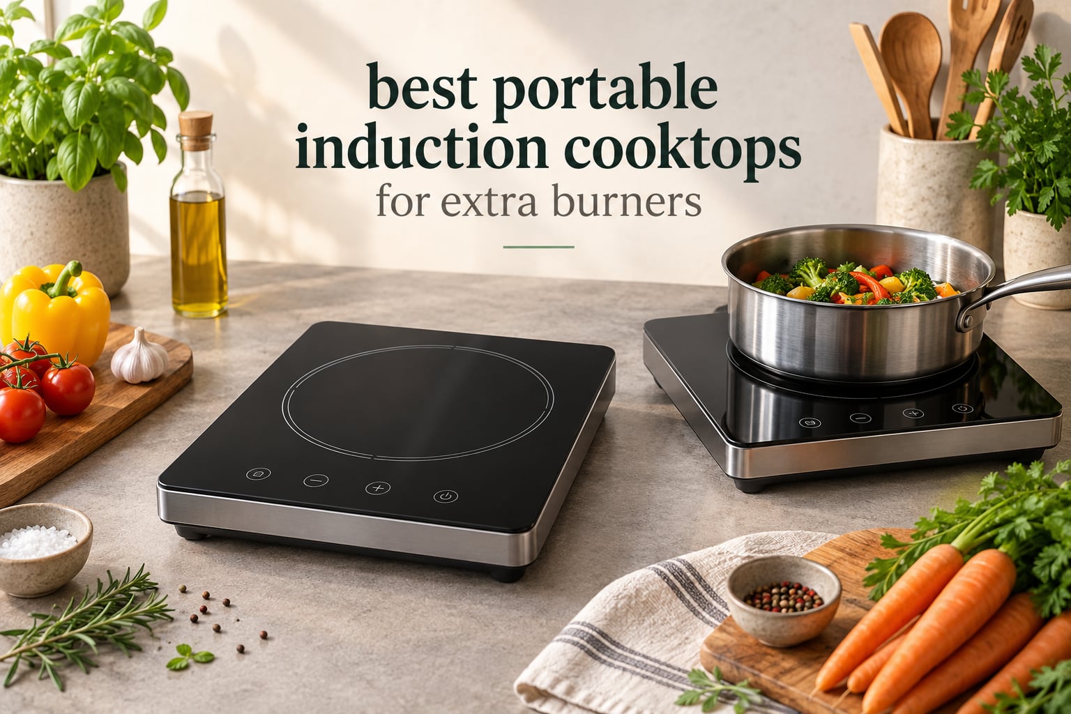 best portable induction cooktops for extra burners
