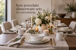 best porcelain dinnerware sets for entertaining