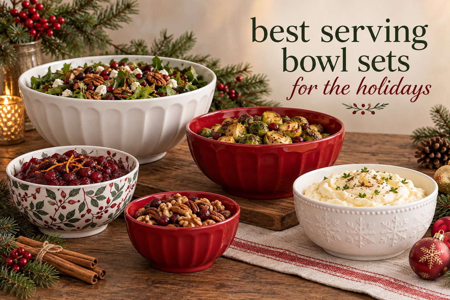 best serving bowl sets for the holidays