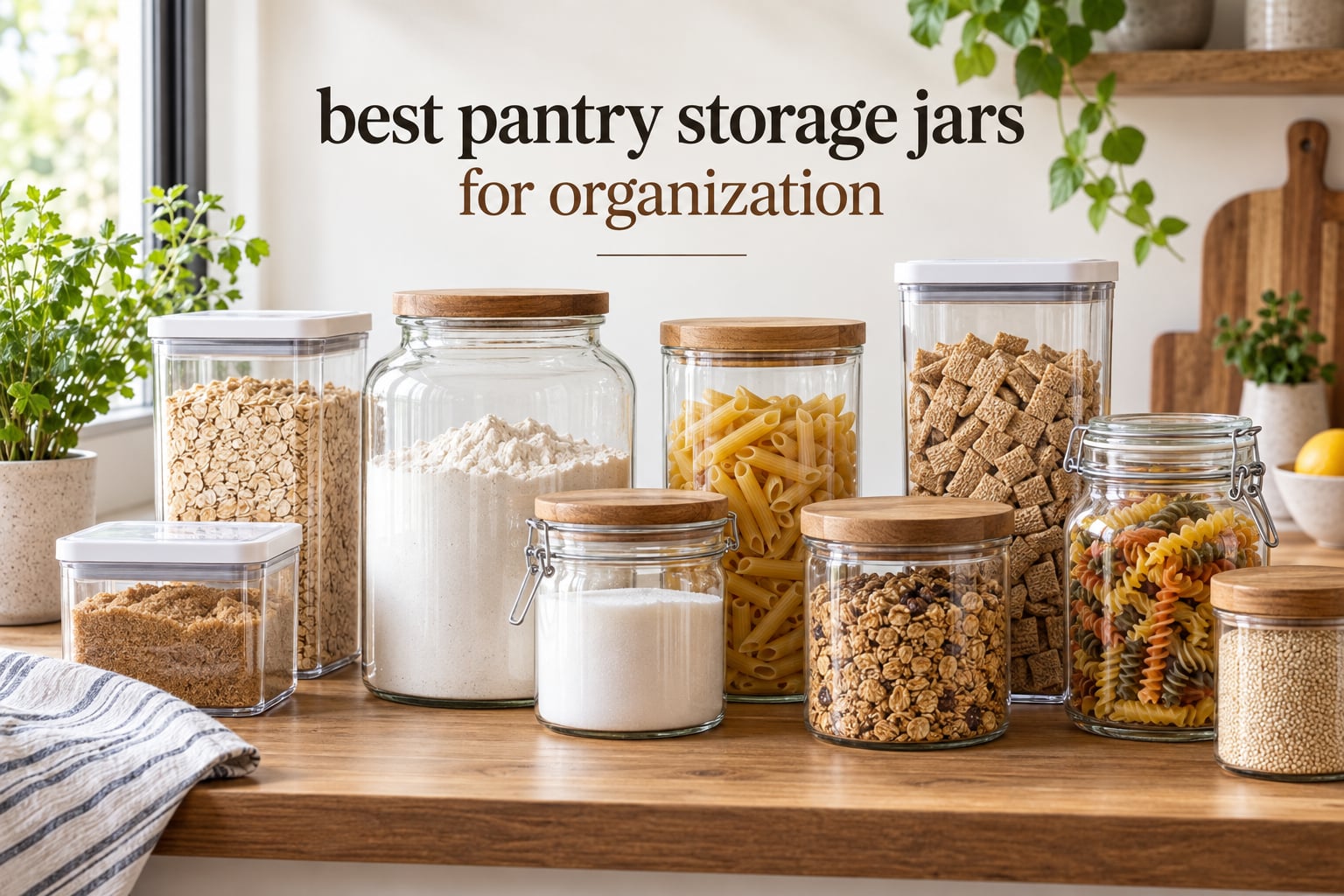 best pantry storage jars for organization