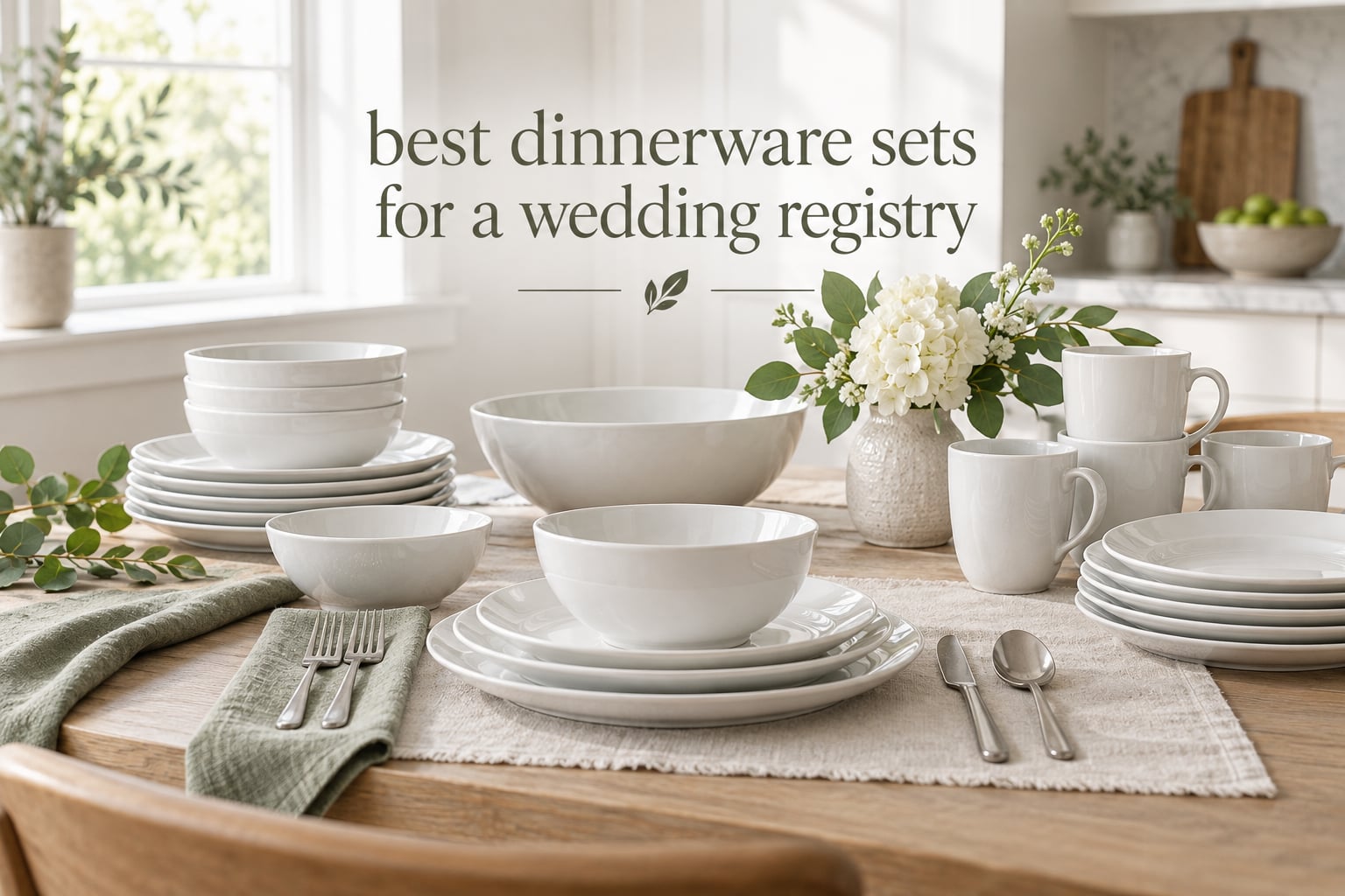 best dinnerware sets for a wedding registry