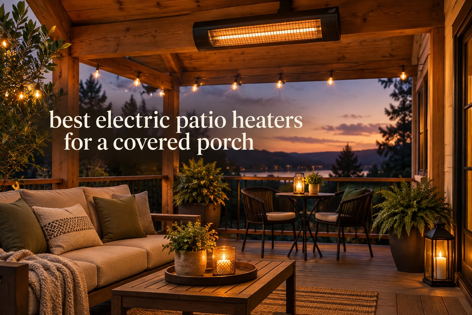 best electric patio heaters for a covered porch