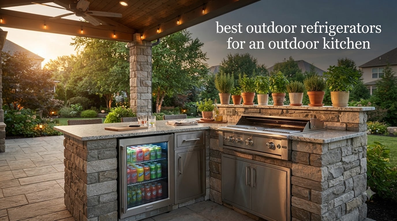best outdoor refrigerators for an outdoor kitchen