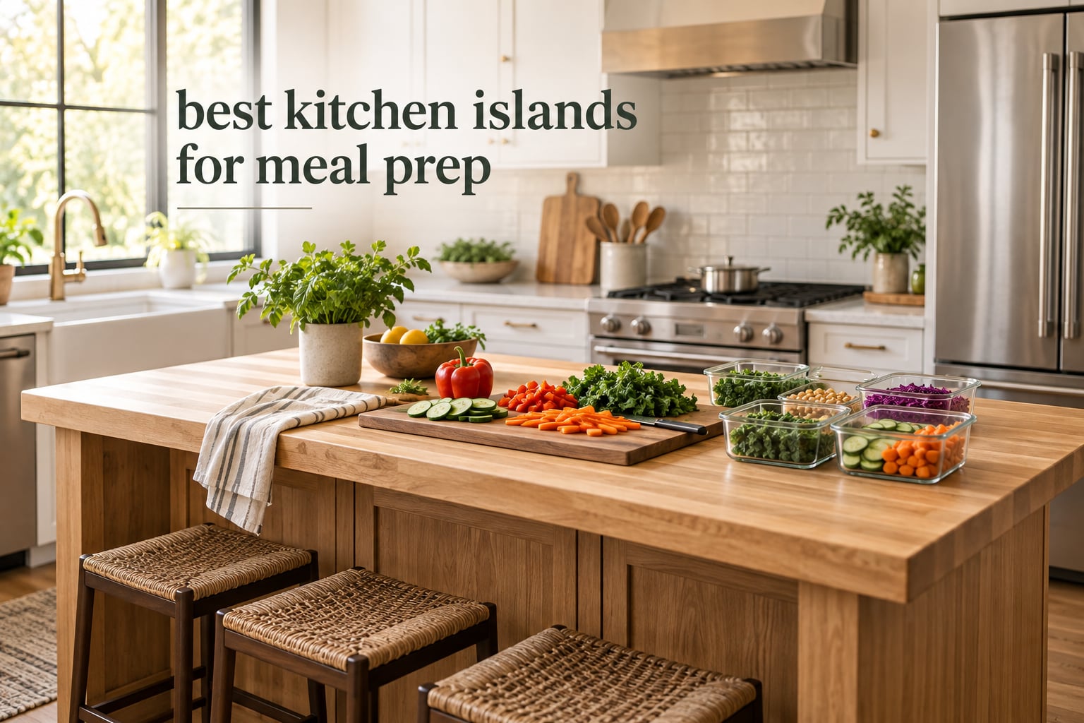 best kitchen islands for meal prep