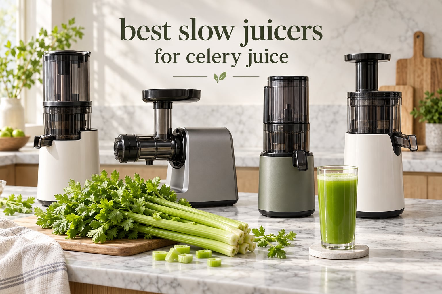 best slow juicers for celery juice