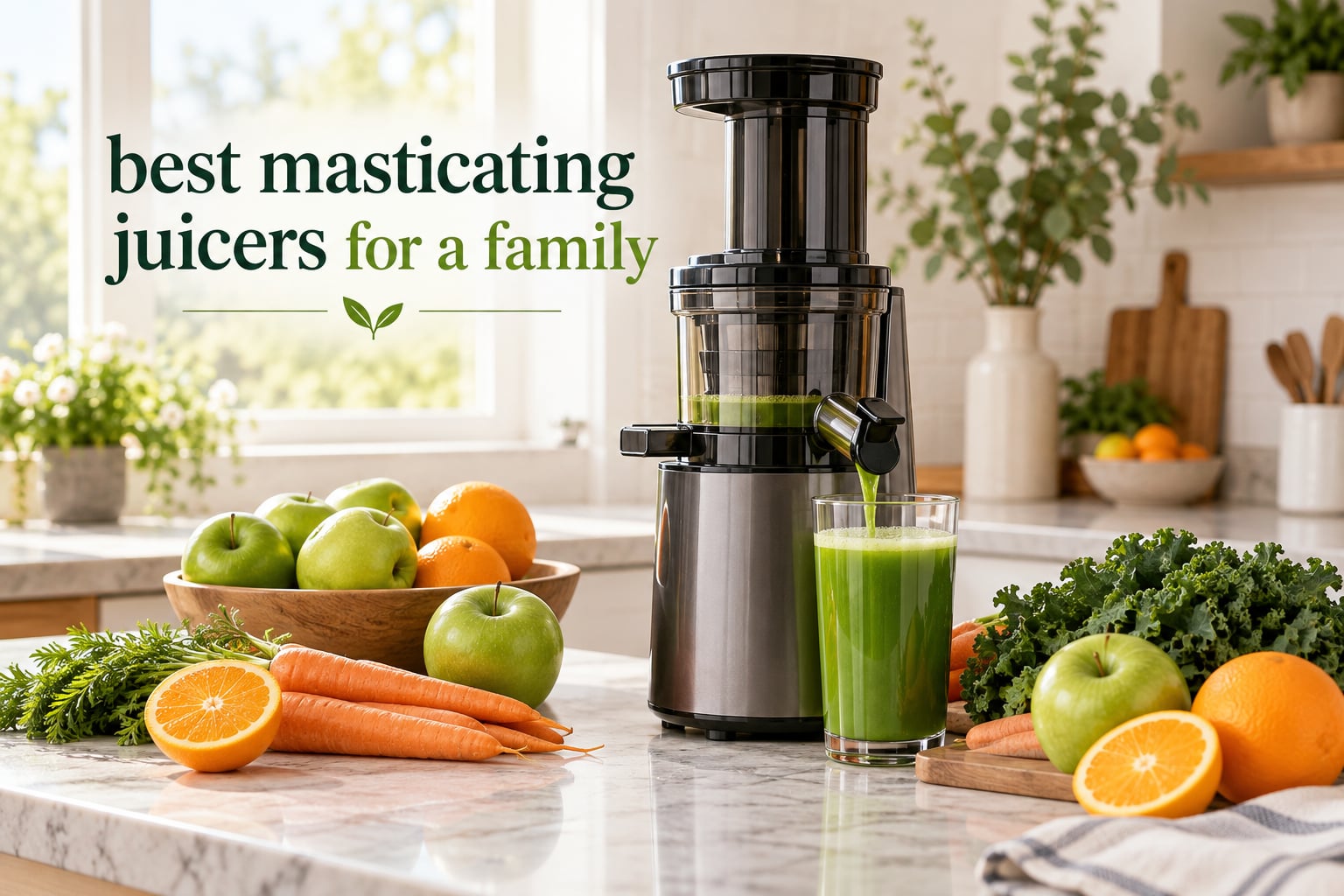 best masticating juicers for a family