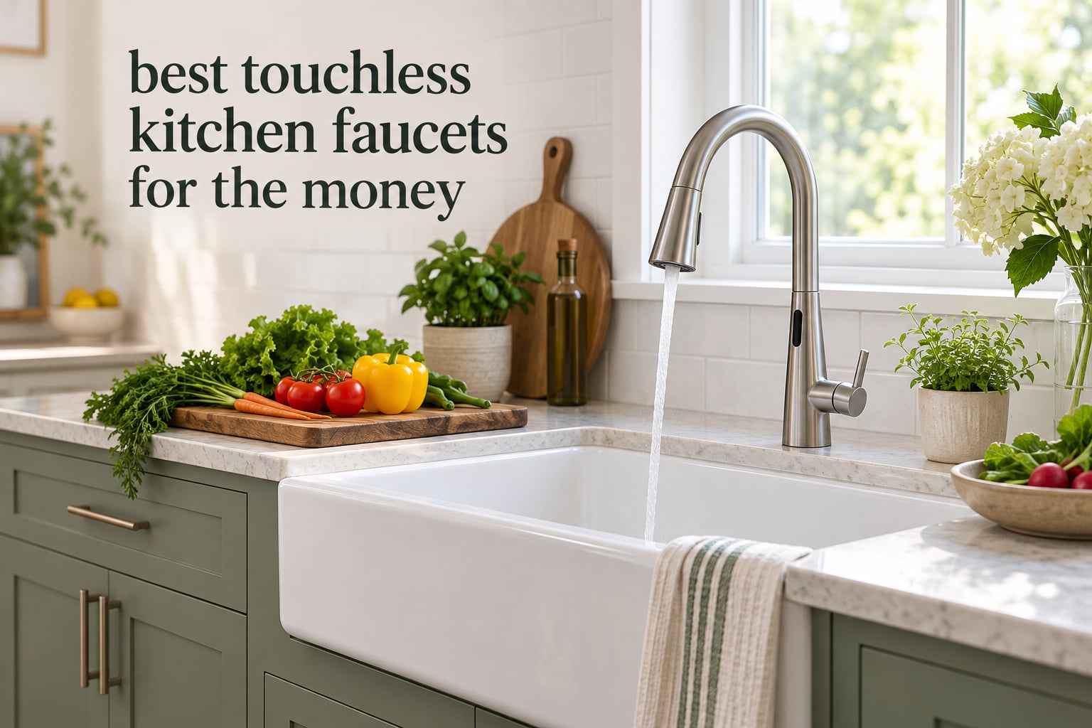 best touchless kitchen faucets for the money