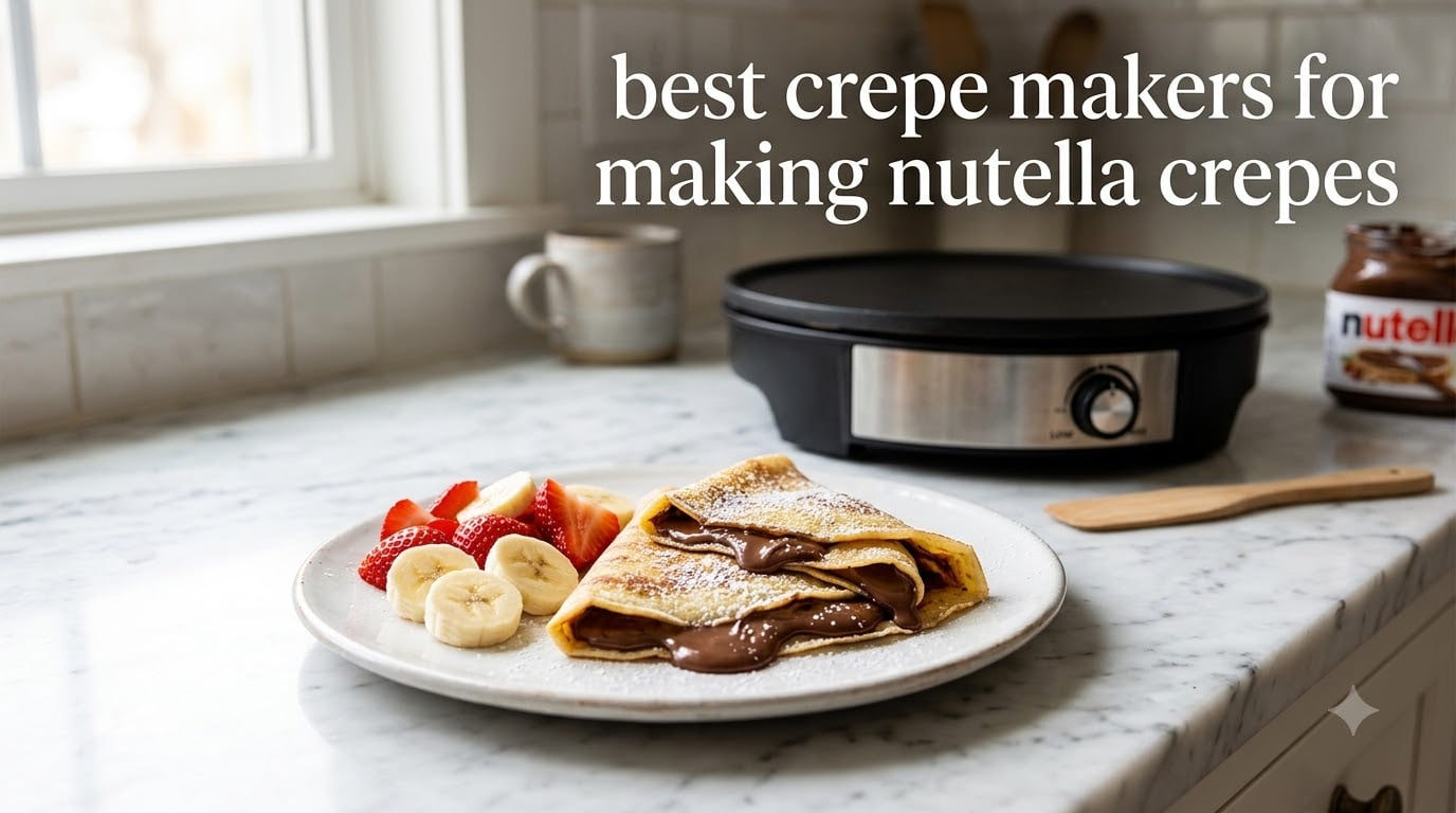 best crepe makers for making nutella crepes