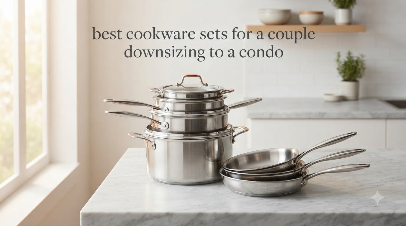 best cookware sets for a couple downsizing to a condo