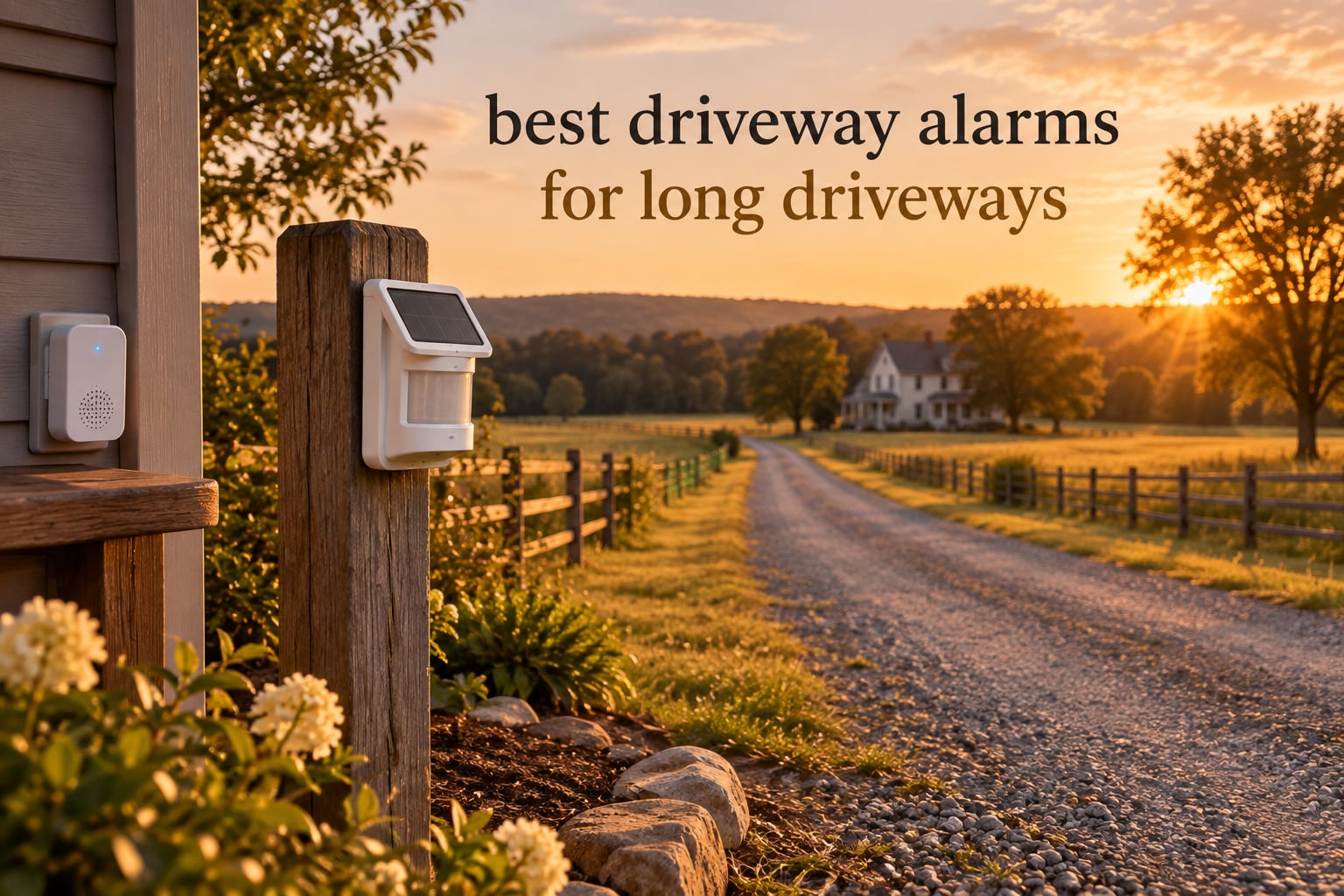 best driveway alarms for long driveways