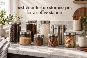 best countertop storage jars for a coffee station