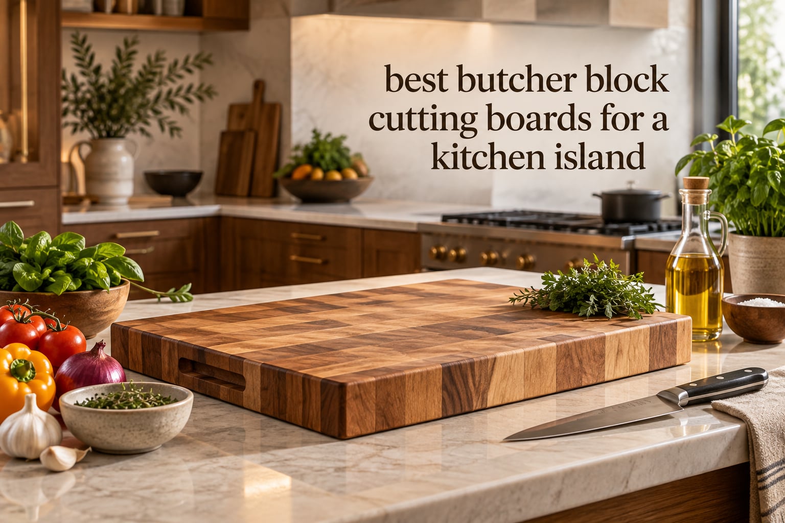 best butcher block cutting boards for a kitchen island