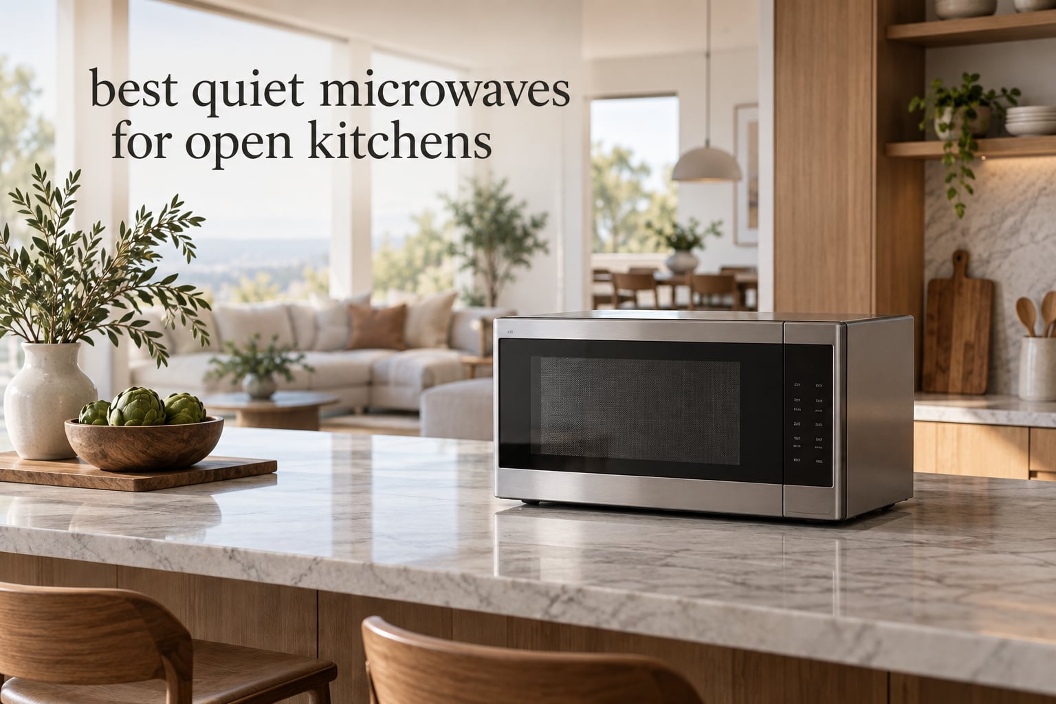 best quiet microwaves for open kitchens