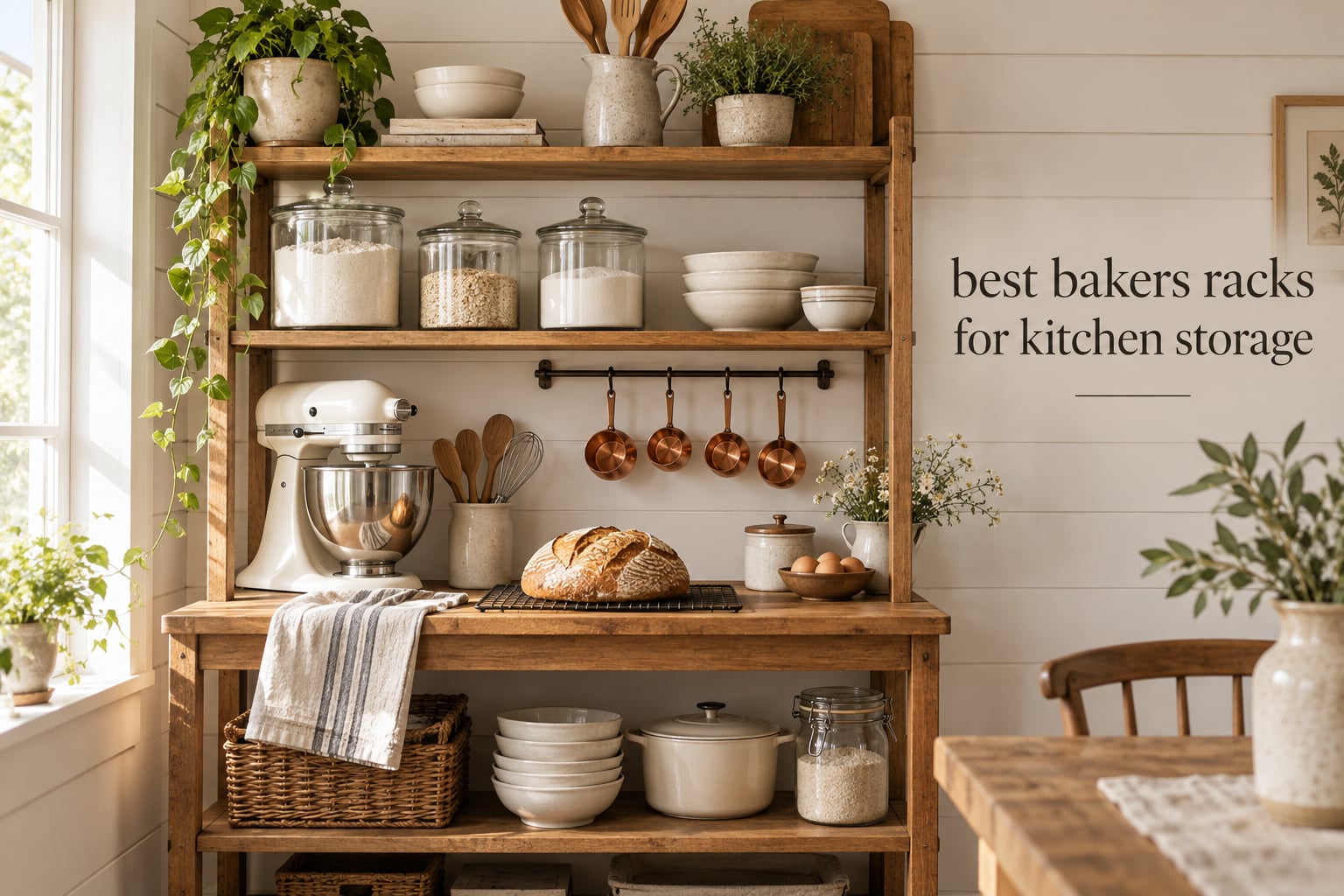 best bakers racks for kitchen storage