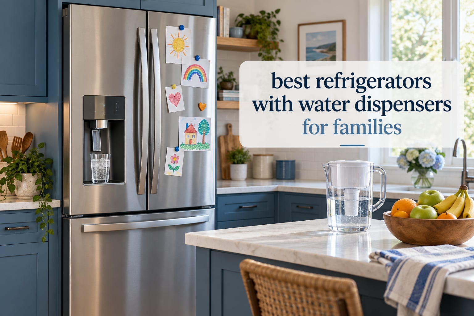 best refrigerators with water dispensers for families