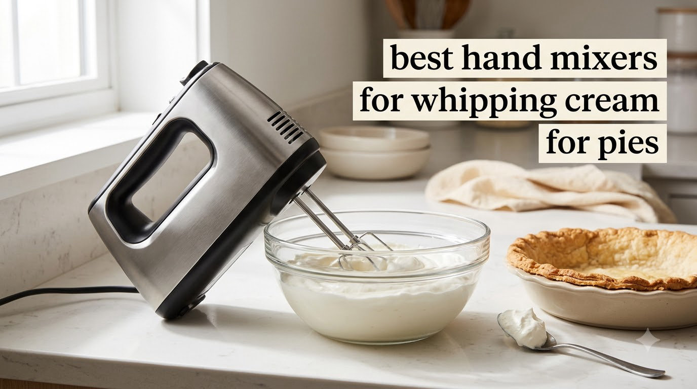 best hand mixers for whipping cream for pies