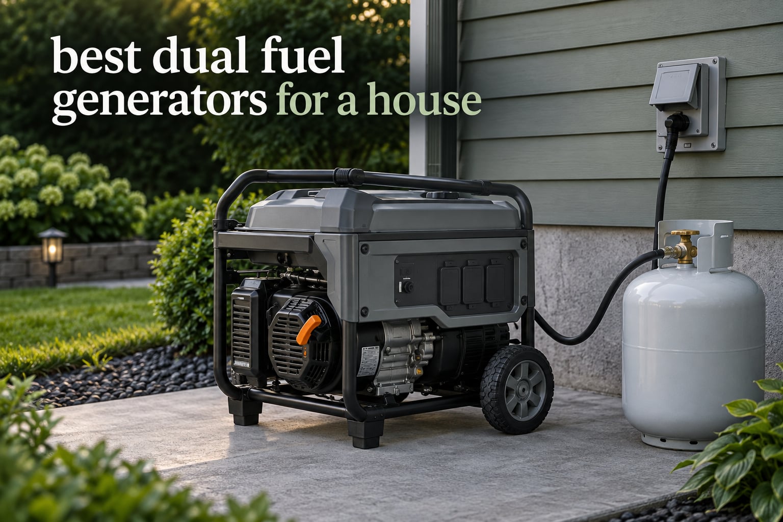 best dual fuel generators for a house