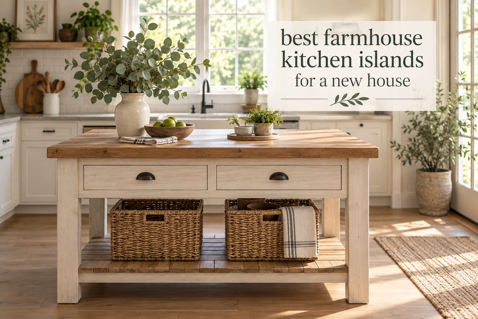 best farmhouse kitchen islands for a new house