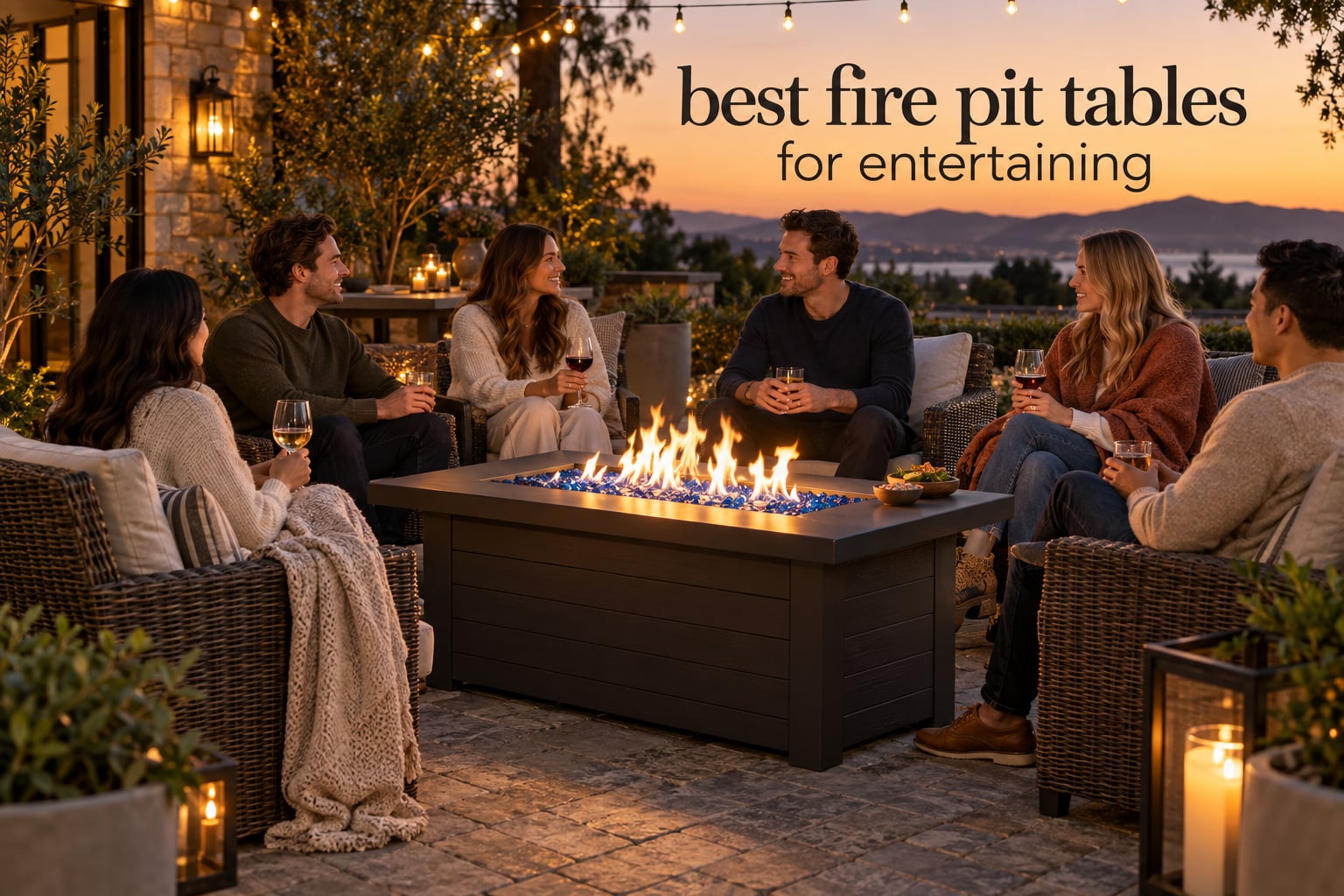 best fire pit tables for entertaining