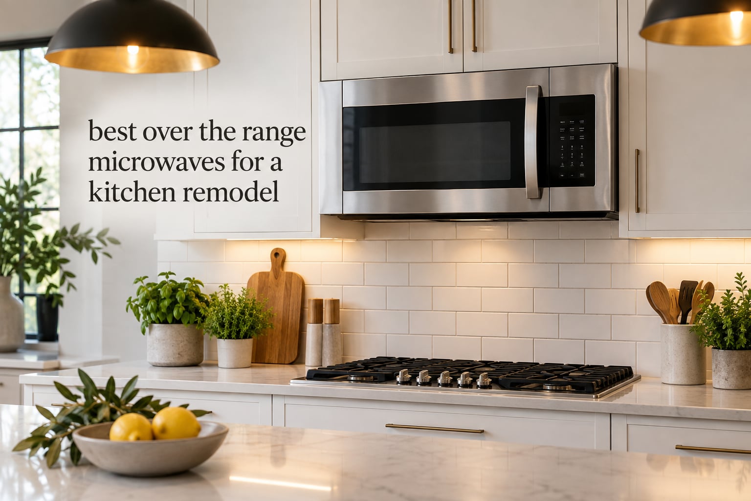 best over the range microwaves for a kitchen remodel