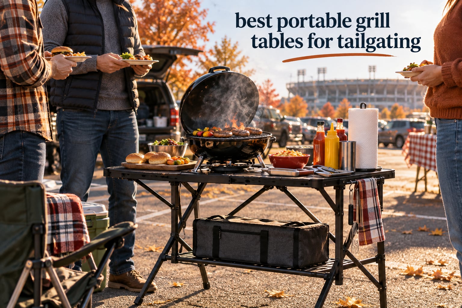 best portable grill tables for tailgating