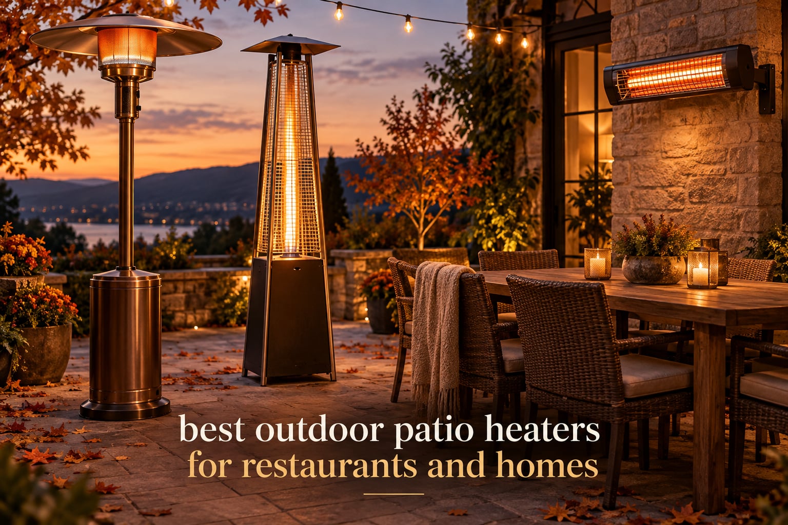 best outdoor patio heaters for restaurants and homes