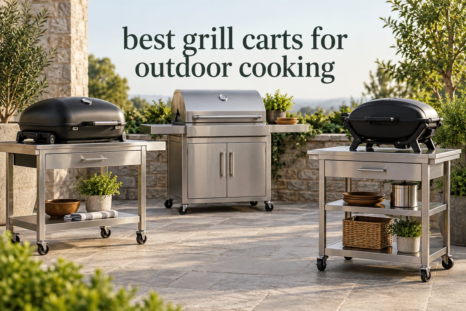 best grill carts for outdoor cooking