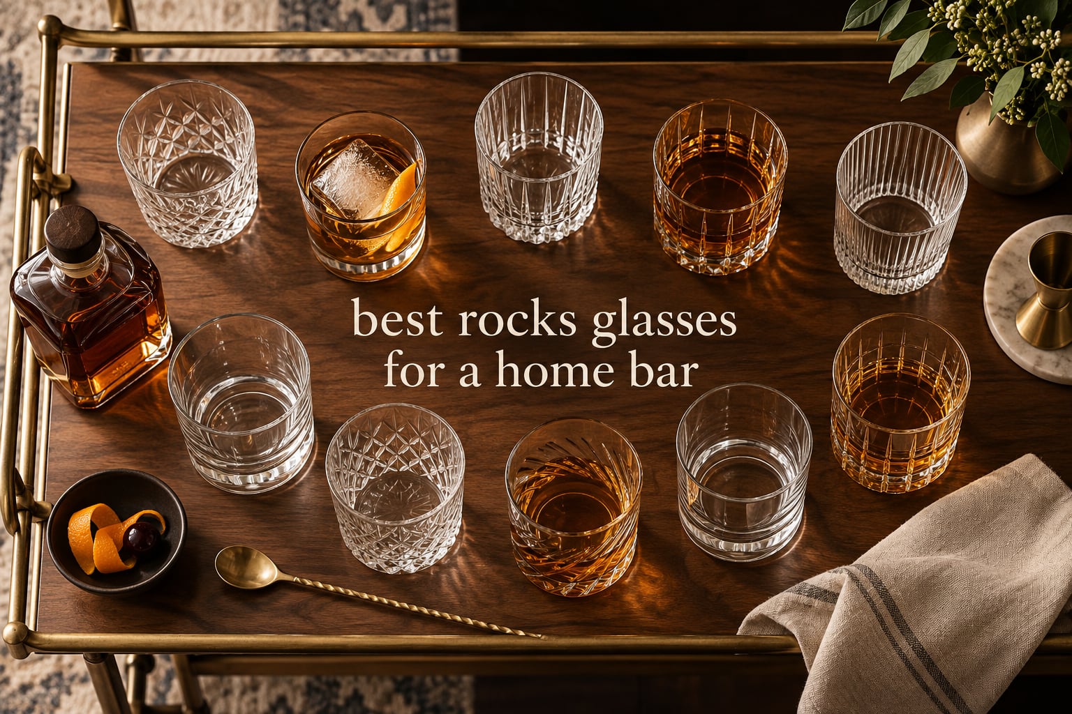 best rocks glasses for a home bar