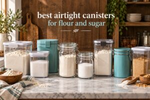 best airtight canisters for flour and sugar