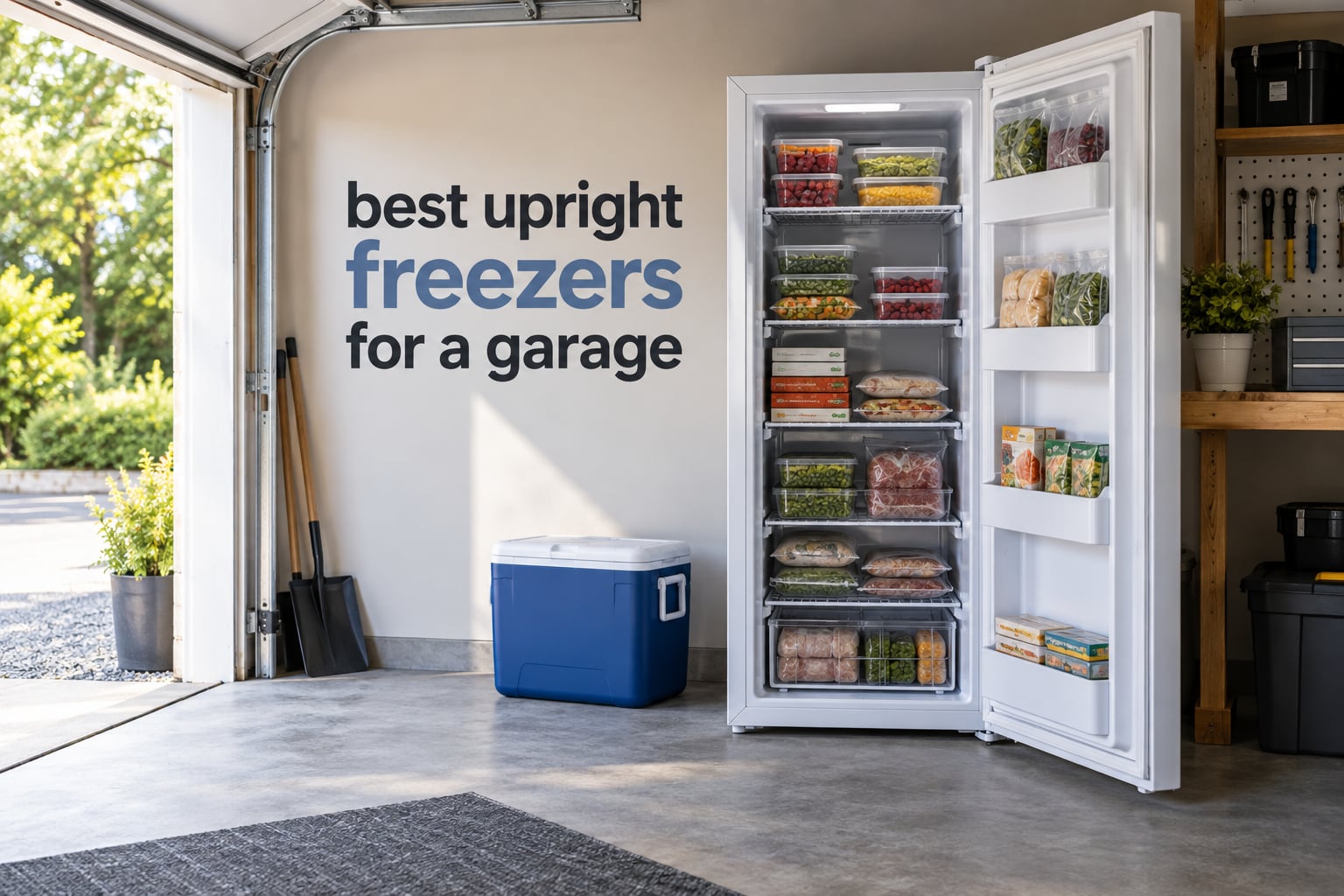best upright freezers for a garage