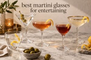 best martini glasses for entertaining