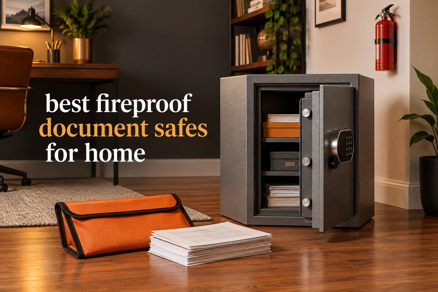 best fireproof document safes for home