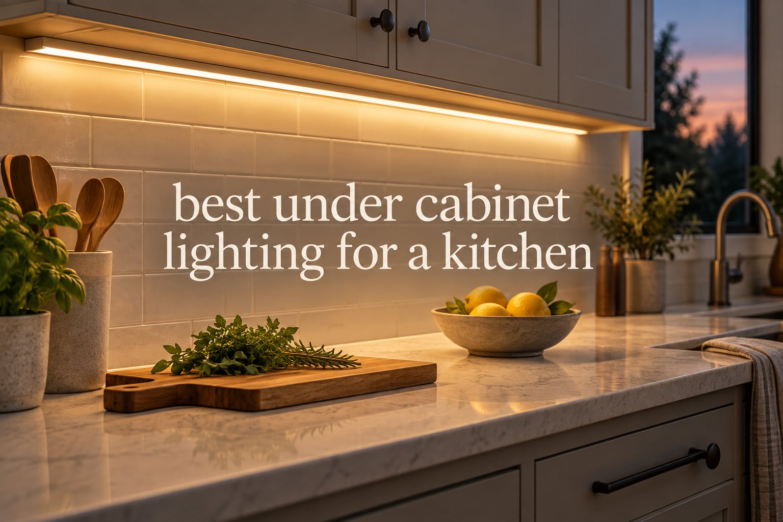 best under cabinet lighting for a kitchen