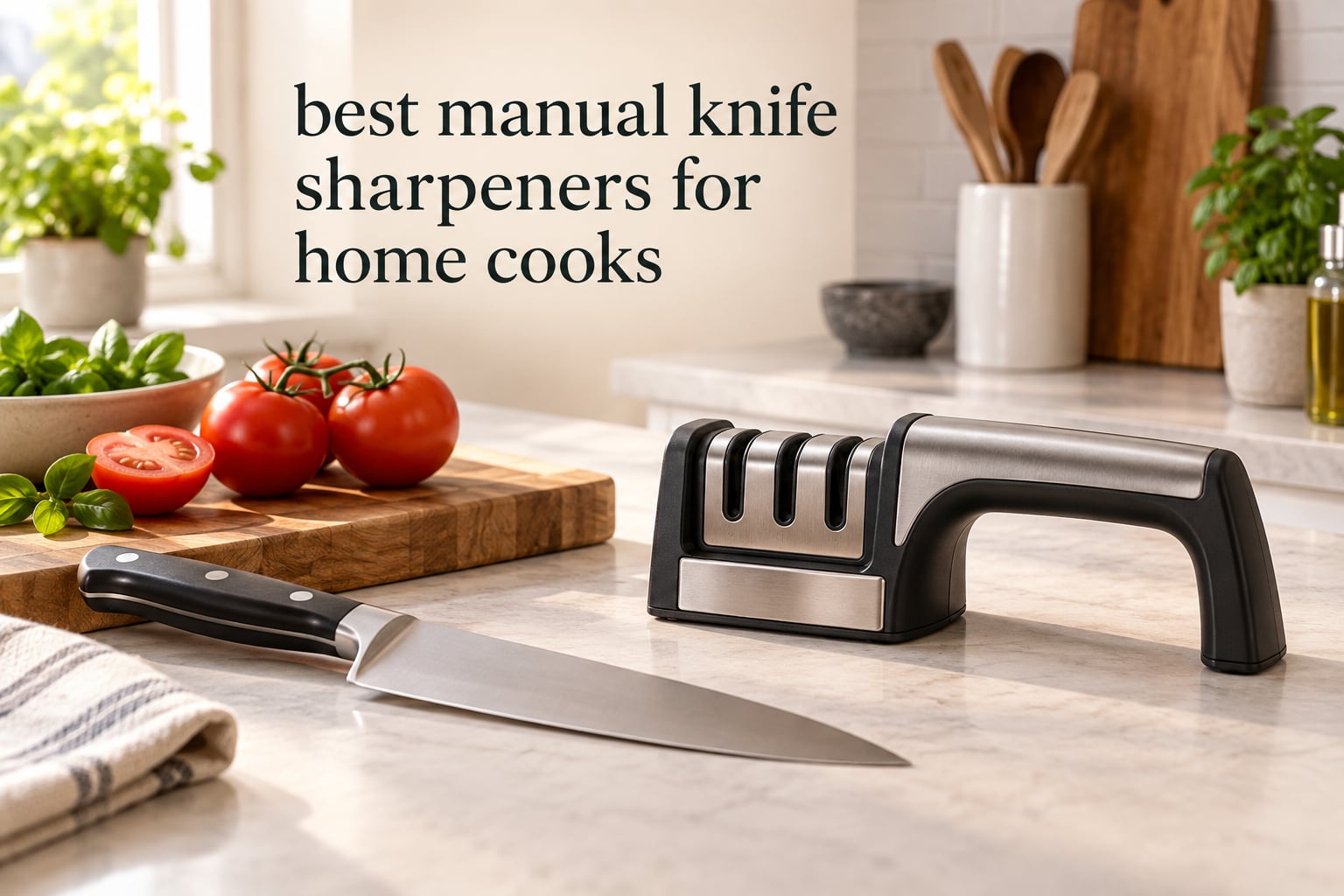 best manual knife sharpeners for home cooks