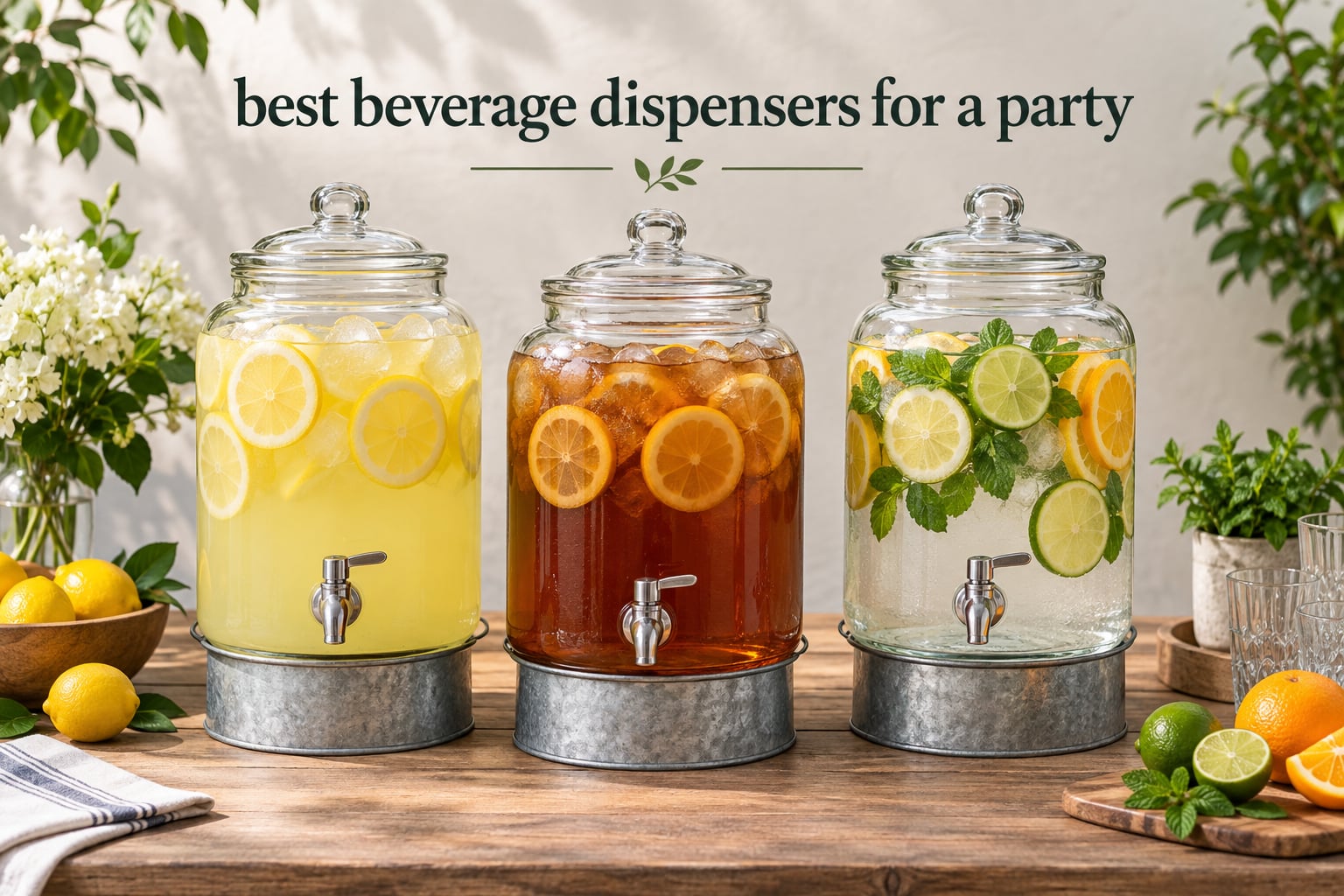 best beverage dispensers for a party