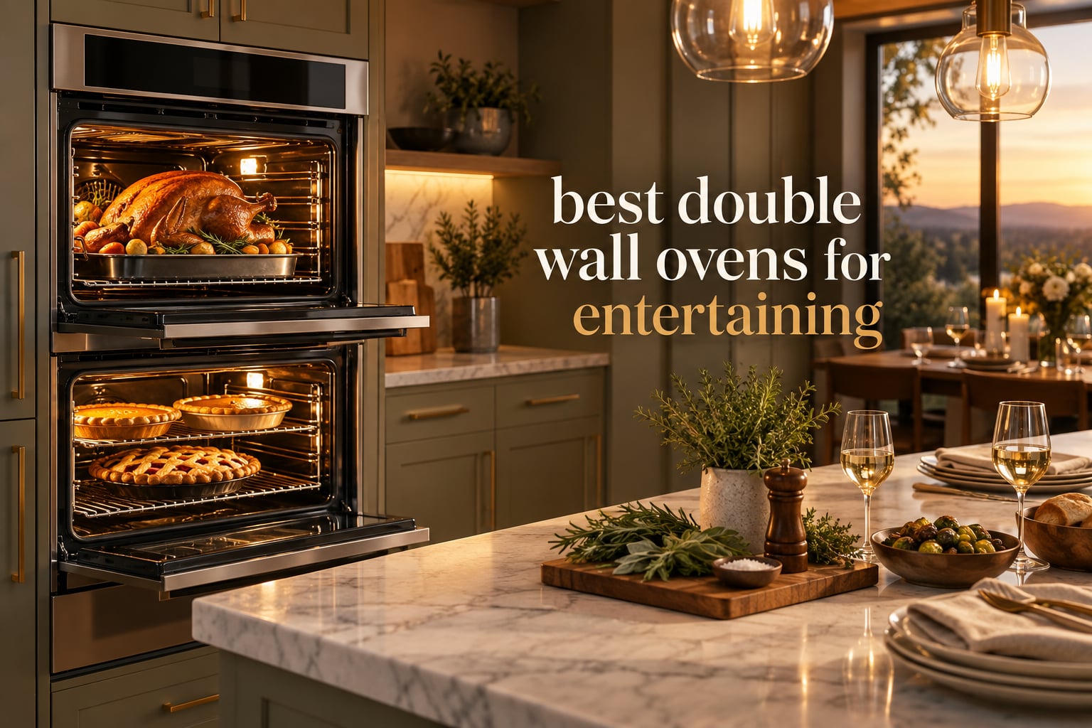 best double wall ovens for entertaining