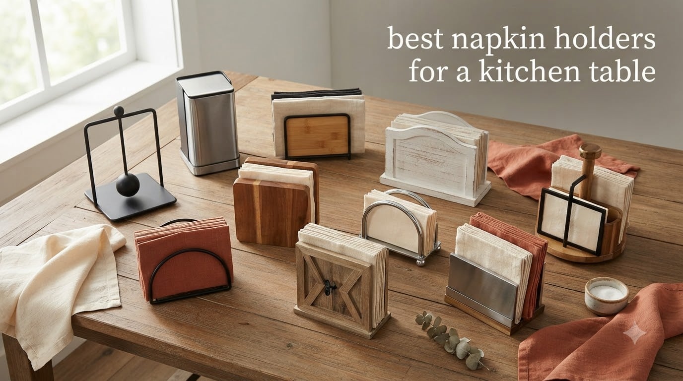 best napkin holders for a kitchen table