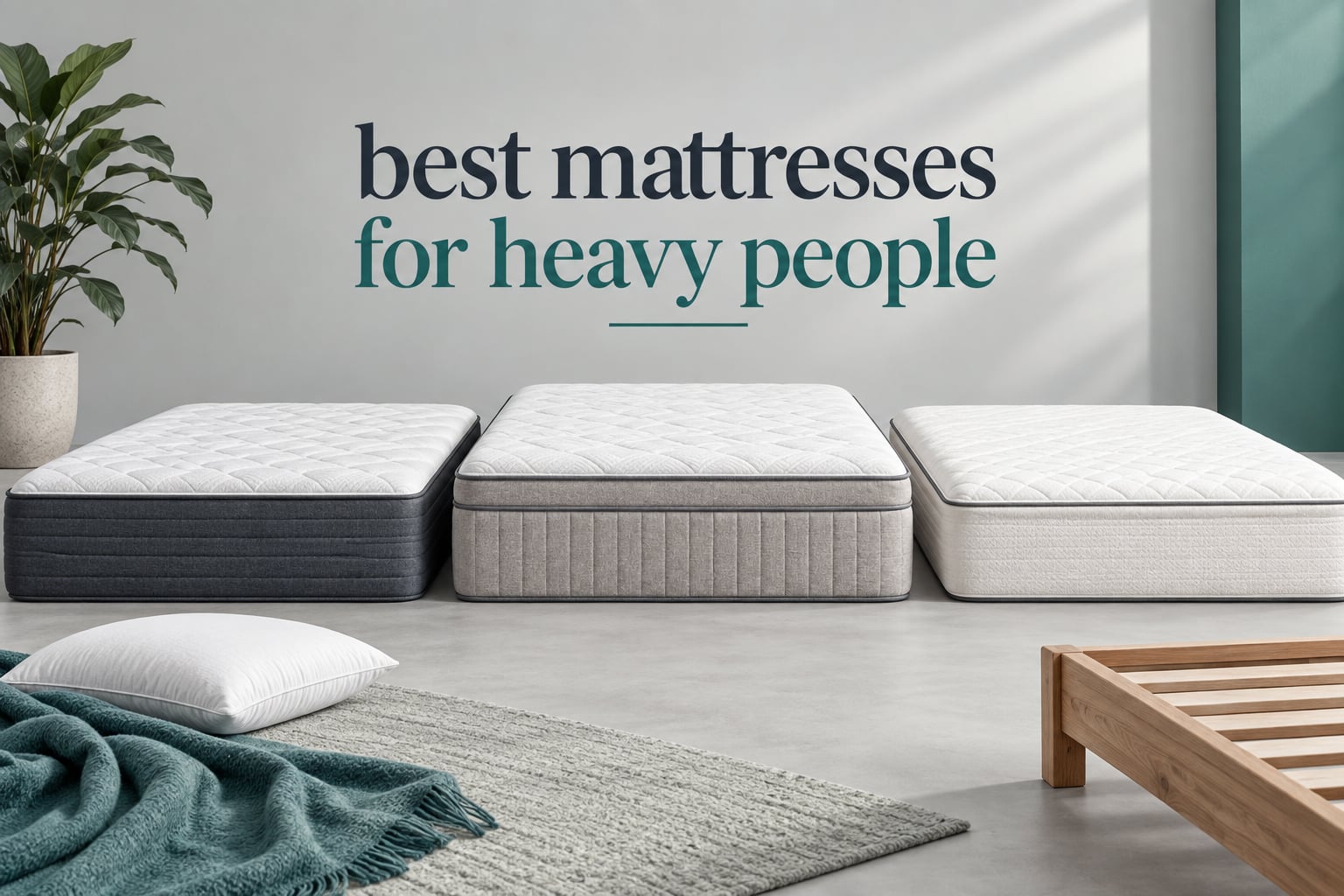 best mattresses for heavy people