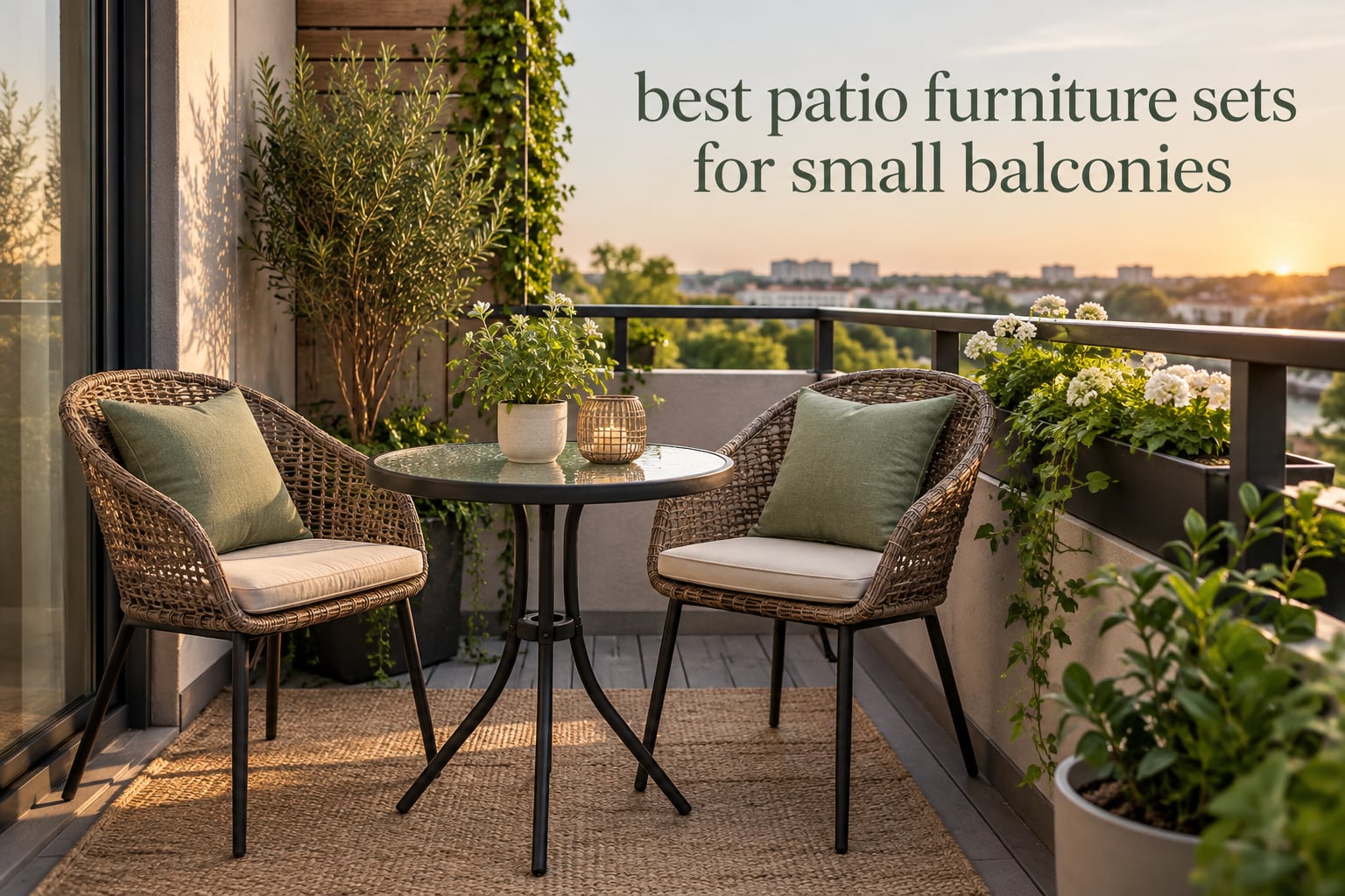 best patio furniture sets for small balconies