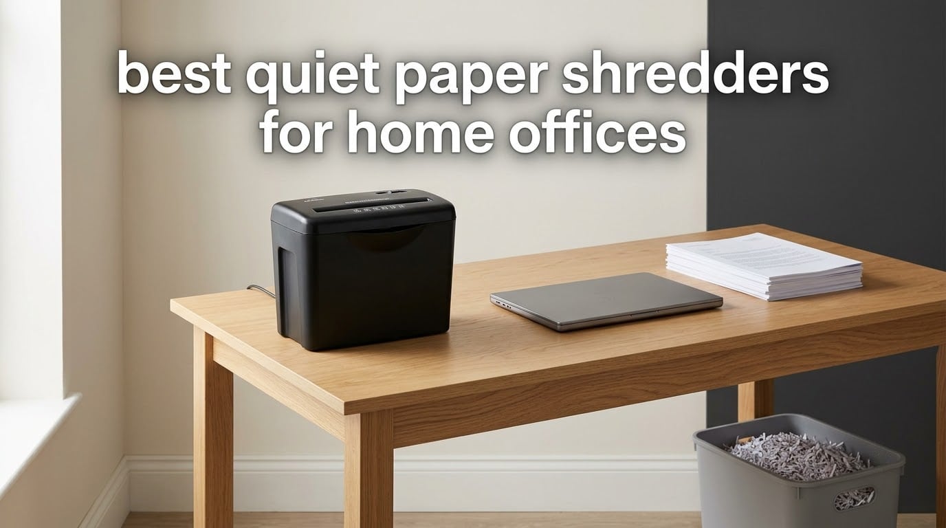 best quiet paper shredders for home offices