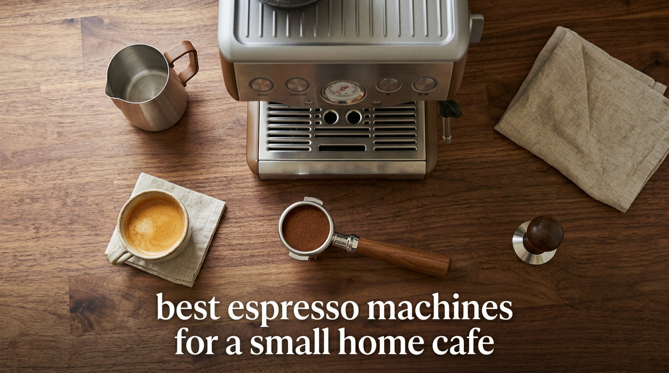 best espresso machines for a small home cafe