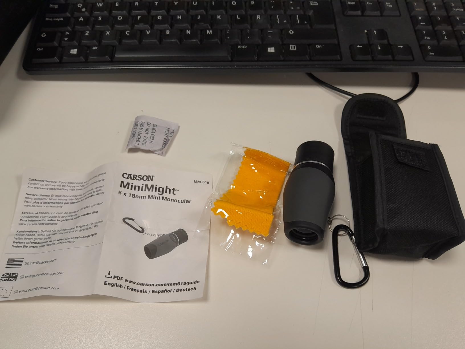 Carson MiniMight 6x18mm Pocket Monocular with Carabiner Clip (MM-618) customer photo 2