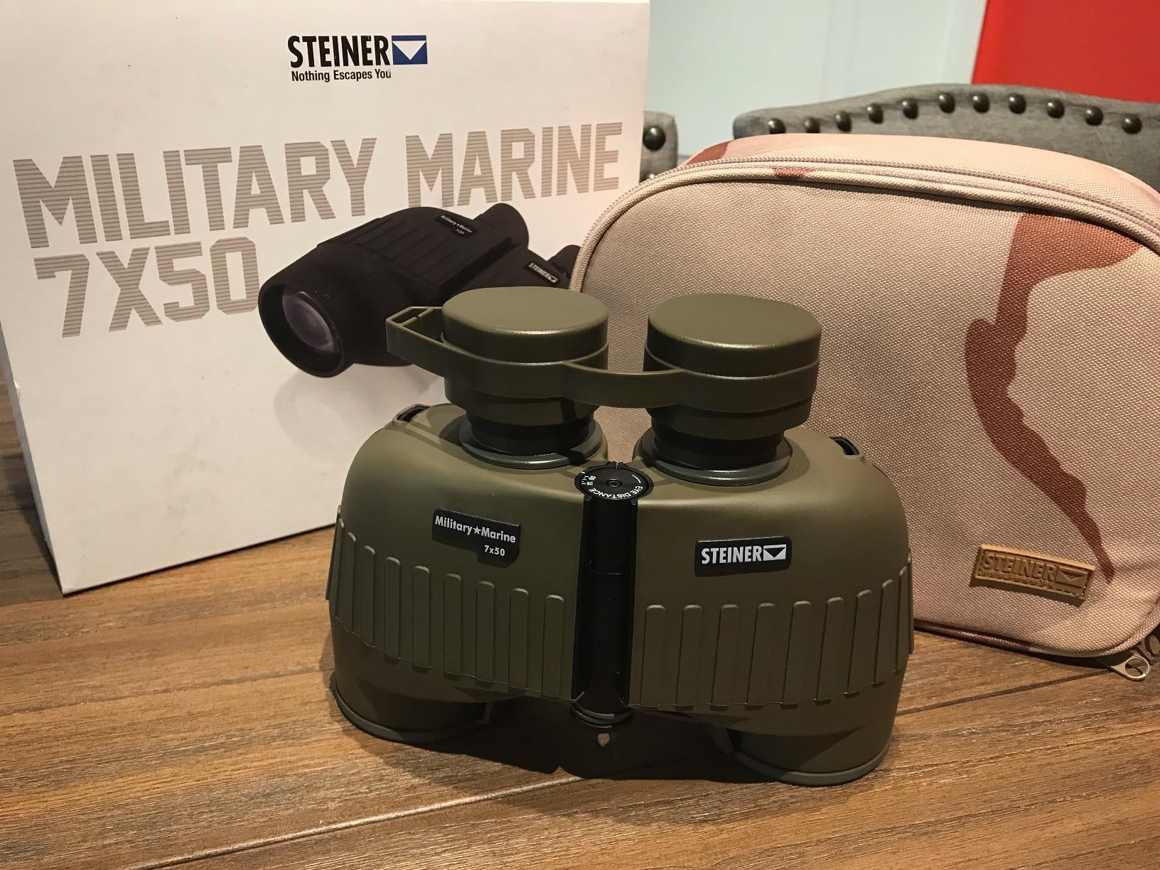 Steiner Military-Marine 8x30 Binoculars – Professional Grade High-Contrast Optics with Sports-Auto-Focus, Floating Prism Shock Absorption, and Heritage Warranty customer photo 2