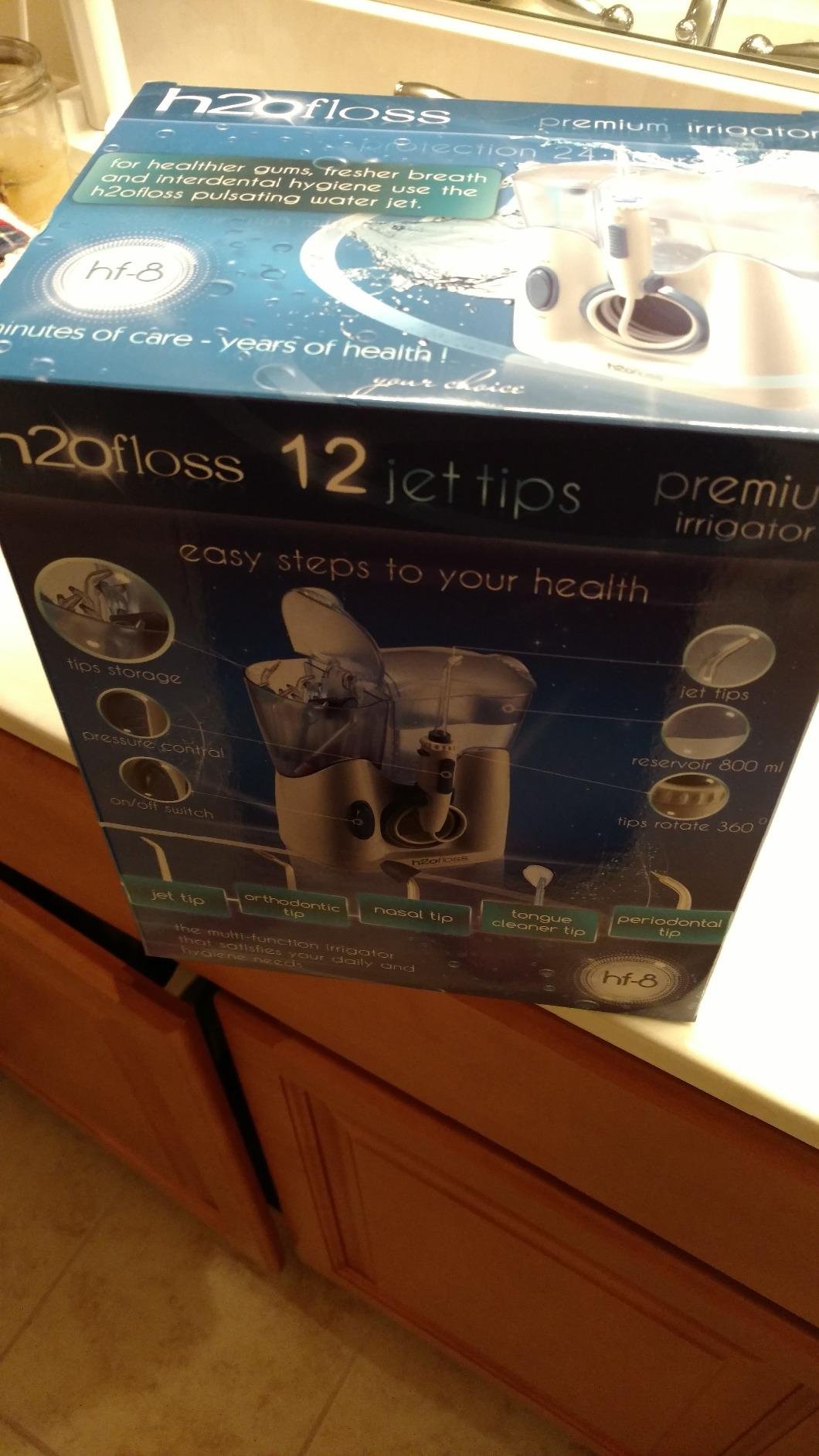 H2ofloss Countertop Water Flosser for Teeth, Oral Irrigator for Family Care customer photo 2