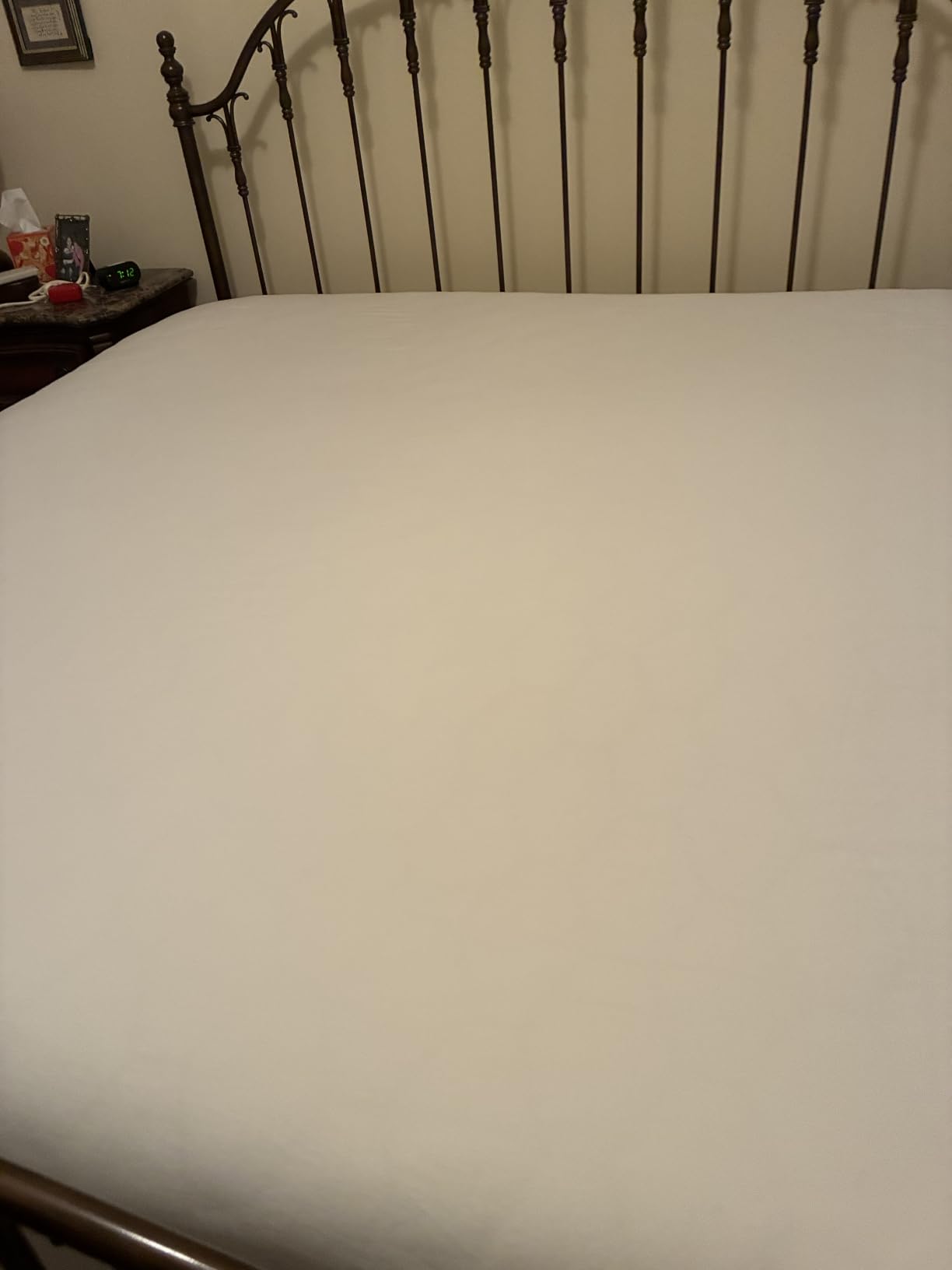 California Design Den Soft 100% Cotton Sateen King Size Sheets Set, White customer photo 1