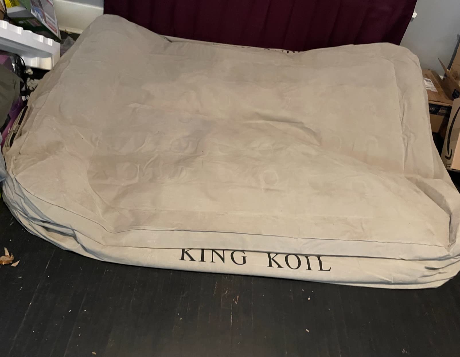 King Koil Air Mattress Queen with Built-in Pump, 20” Raised Airbed customer photo 2