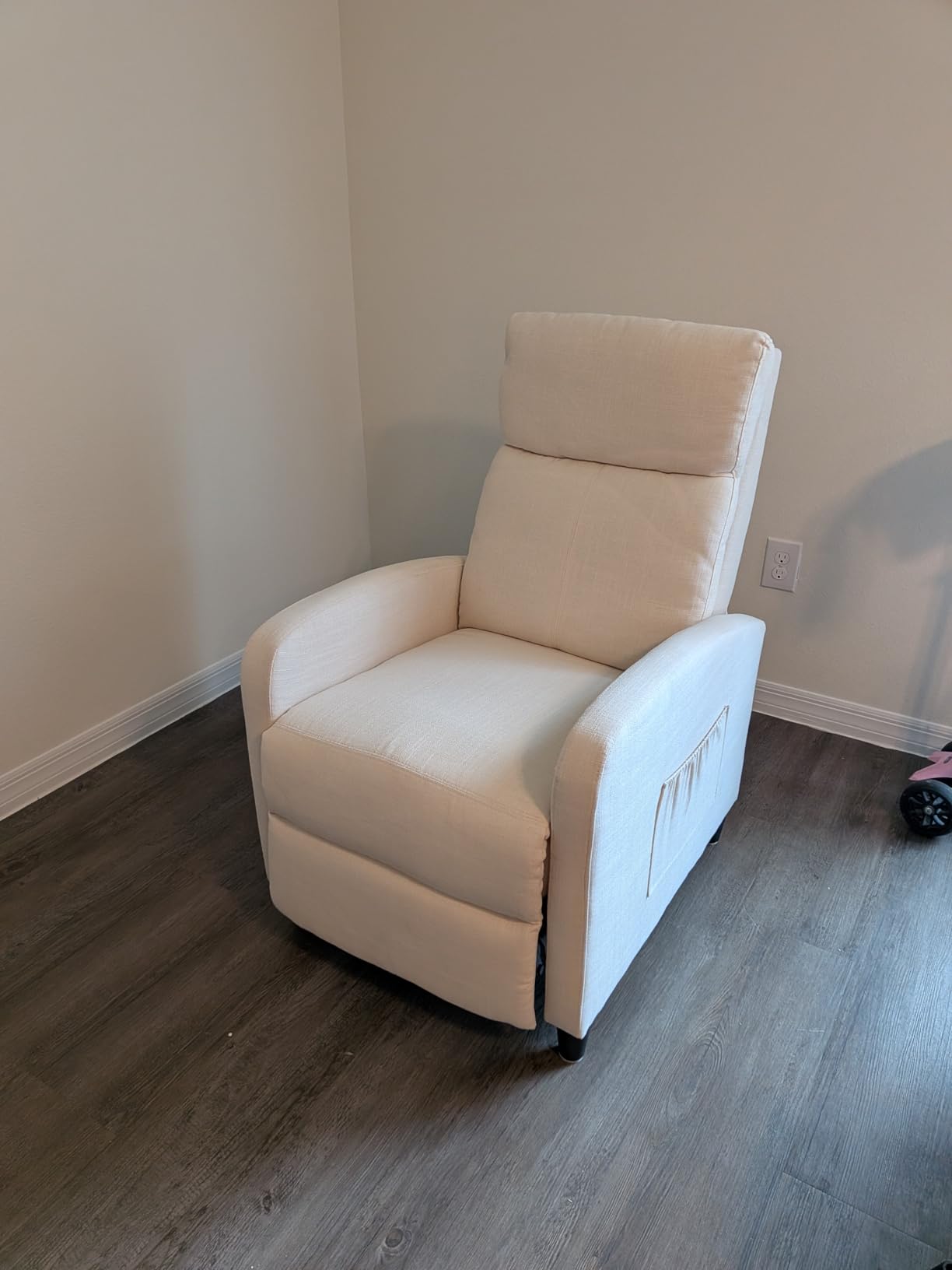 JUMMICO Recliner Chair Home Theater Single Recliner Sofa Living Room Chair customer photo 2